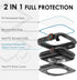 Ultra Look - Fullife 2 in 1 Apple Watch Case Series 9 45mm, Waterproof Screen Protector, Full Protective Bumper (Black)
