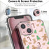 Gingerbread Man Pattern Clear Phone Case for iPhone 15, Soft TPU Slim Shockproof Cover for Boys & Girls, 6.1 Inch