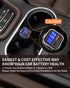 USB C Car Charger Adapter with Voltage Display, 30W Fast Charge Power Delivery & Quick Charge 3.0 Compatible with