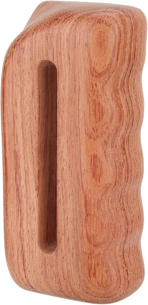 CAMVATE Wooden Hand Grip with 1/4"-20 Mounting Groove for DSLR Camera Cage Kit(Left