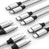 USB C to Micro USB Cable 1ft 5 Pack, Braided Male to Male Adapter USB-C to Micro USB Cord for Charging Data