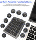 Rytaki Pro 22 33ft Bluetooth Number Pad, Wireless Numeric Keypad with Keys - Portable Numpad