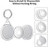 Waterproof Airtag Holder Case, Soft TPU Full Protective Anti-Scratch AirTag Keychain for Luggage, Keys, Cat & Dog