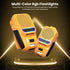 INFURTURE Clip on Bluetooth Speaker with RGB/Flashlight, Wearable Waterproof Shower Speaker Bathroom Speakers Built