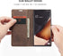 Samsung Galaxy Note 20 Ultra Wallet Case - Coffee Retro PU Leather Flip Magnetic Closure with Card Slots and Kickstand
