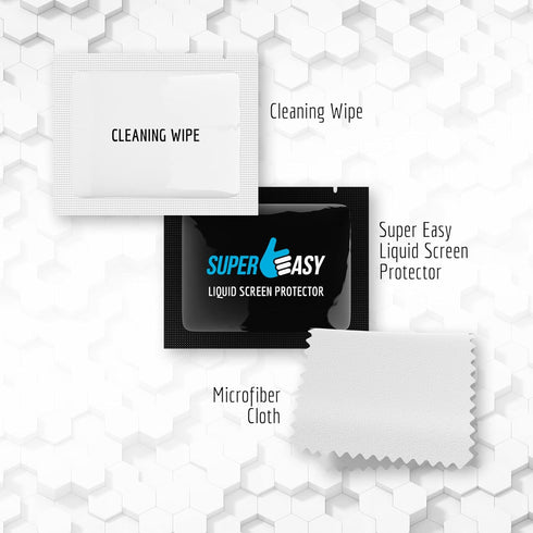 SUPER EASY Liquid Glass Screen Protector - Wipe On Scratch and Shatter Resistant Oleophobic Nano Protection for All