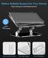 Lpoake 10 15.6 Inches Adjustable Foldable Laptop Stand, Portable Ergonomic Computer Stand for Laptop, Compatible