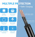 2Pack 5V 2A 6ft Power Supply Adapter, AC to DC 5V 2000mA Wall Charger for USB Hub, Baby Monitor, LED Pixel Light
