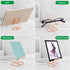 ROSYQUARZ 1 Pack) Cell Phone Stand for Desk, Metal Mobile Phone Stand Holder, Cute Rose Gold Cell Phone Display Holder