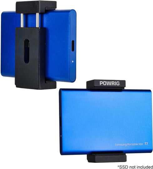 SSD Holder Clamp for Sigma FP/BMPCC4K/6K/ZCAM Camera Cage Recording with External SSD Drive, Samsung T7 T9 Drives