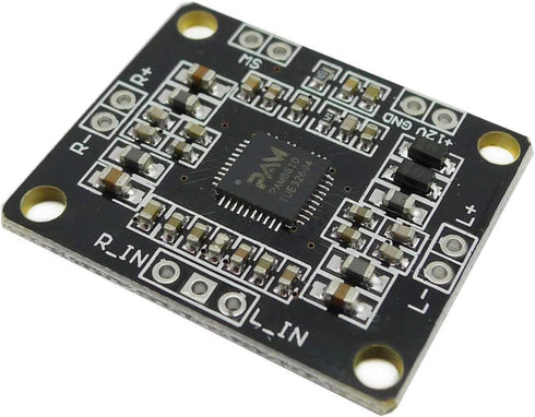 HiLetgo 3pcs PAM8610 Digital Dual Channel Stereo Audio Amplifier Board, 2 * 15W, Class D, 12V