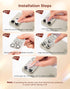 17 17 Goton for iPhone Pro Max Camera Lens Protector Diamond Bling- Not Easy to Fall, Strong Adsorption, Glitter Metal