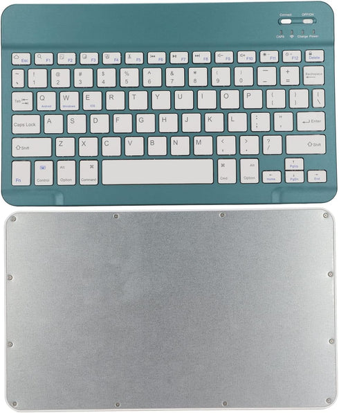 Zunate Ultra Slim Bluetooth Keyboard, Multi-Device Portable Lightweight Keyboard for Tablet, Computer, and Phone