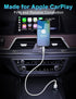 iPhone Charger Cable 2FT, 3Pack USB A to Lightning Braided Short Cable for Fast Charging Compatible with iPhone