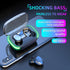 True Wireless Bluetooth Earbuds 2024 Model 13, In-Ear Headphones with Charging Case, Compatible with Apple & Android