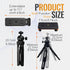 OBHEI 1/4" Extendable Mini Camera Tripod, Portable Selfie Stick Handle Grip Desktop Webcam Tripod with Screw for DSLR