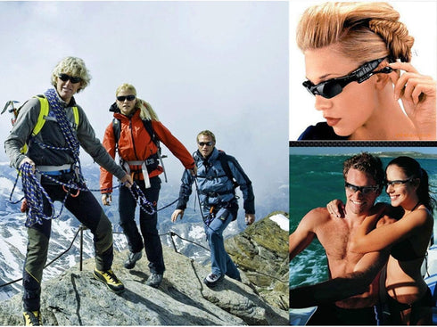 Wireless Bluetooth Sunglasses, Anti-ray Stereo 4.1 Music Headphones for Men, Support Headset and Hands-free for Cell