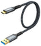 SUNGUY 10Gbps USB C Cable, 1.5FT, 3A Fast Charge & Data Transfer, Compatible with iPhone 15, Galaxy S23, SSD.