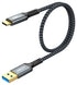 SUNGUY 10Gbps USB C Cable, 1.5FT, 3A Fast Charge & Data Transfer, Compatible with iPhone 15, Galaxy S23, SSD.