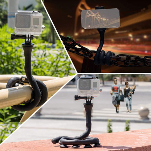Cute Worm 360 Degree Rotating Cell Phone Holder, Flexible Mount with Suction Cup for iPhone, Samsung, LG, Nexus