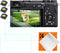 K&F Concept 3pcs Screen Protector & Hot Shoe Cover for Sony NEX 7/NEX 6/NEX 5/NEX 3N/A6600/A6100 Cameras