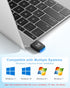 RENGOGA 5.4 20M 11/10/8.1 Bluetooth Dongle - Range USB Adapter for PC, Plug and Play, Supports Laptop Headphones