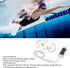 SALALIS IPX8 MP3 (8GB) Player with Earphone, ABS and Rubber Material, Hydrodynamic Design, Excellent Sound, Suitable
