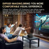 Ejoyous 1080p Mini Projector, Portable Small Video Projector Home Theater LED Movie Projector with Same Screen Function