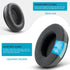 GVOEARS Cooling Gel Ear Pads for Sony MDR 7506, V6, V7, CD900ST - Noise-Isolating Memory Foam & Premium Leather (Black)