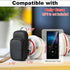 TXEsign MP3 MP3 Player Case for AiMoonsa Player with Accessory Pocket, Travel Carrying Case Dual Zipper Belt Storage