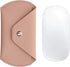 kwmobile Mouse Pouch for Apple Magic Mouse 1/2 & Logitech Pebble Wireless Case, PU Leather - Dusty Pink