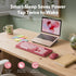 Trueque 3-Level 2.4GHz CK13, Wireless Keyboard and Mouse Combo, Cute Full-Size Typewriter-Style Keyboard, Retro Round