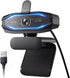 SweetLink 1080P Streaming Camera Webcam with Microphone and RGB Light,USB Computer Camera,Privacy Cover,Plug