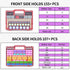 Tututry 262+ 4A 23A 9V 3V 4LR44 CR3 CR123A 18650 Battery Organizer Storage Holder Box Case with Tester, Ultra-Large
