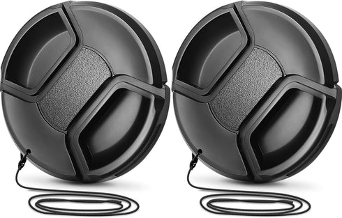 Altura Photo 55mm Lens Cap - 2 Pack for Nikon D3400, D3500, D5500, D5600 with AF-P DX NIKKOR