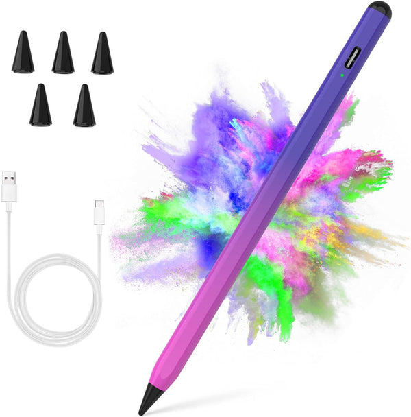 Stylus Pen for iPad 2018-2023 with Palm Rejection, Active Pencil for iPad 10th/9th/8th/7th/6th Gen, for iPad Pro