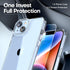 TAURI 3 in 1 iPhone 14 Case Clear, Not Yellowing with 2X Screen Protectors, Military-Grade Drop Protection, Slim 14