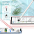 OOCLCURFUL (8Pcs), 2 1 Stylus in Stylus Pen for Touchscreen, High Precision and Sensitivity Double Rubber Tips