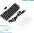 Rii Mini Wireless Keyboard with Touchpad & QWERTY, Bluetooth & 2.4G Connection, Backlit Portable Keyboard with Laser