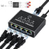 Siawclub Ethernet Splitter 1 to 4, 1000Mbps High-Speed Internet Splitter, Gigabit RJ45 Port