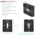 Universal Quick Release Plate for Tripod, Arca Swiss Plate with 1/4 Inch Slotted Screw, C-Ring/D-Ring Screw, 1/4"-3/8"