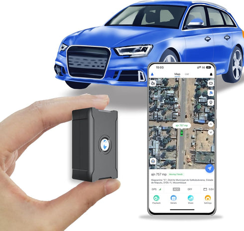 wanwaytech 6000Mah 90 4G GPS Tracker for Vehicles, Battery Life Up to Days, Waterproof, Magnetic LTE, Unlimited Range