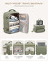 Backpack 40L Backpack 3 Packing 17" LOVEVOOK Large Travel for Women, TSA Approved with Cubes, Personal Item Bag Fits
