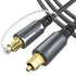 Warrky Optical Audio Cable, 10ft / 3m Optical Cable for Soundbar [Nylon