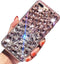 Bling Diamond Case for Samsung Galaxy S9, 3D Luxury Sparkle Crystal Rhinestone Phone Cover - Clear and Pink