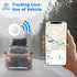 HONGTOP H (Black,1PCS) Mini GPS Tracker for Vehicles,Tracker Device for Vehicles No Subscription No Monthly Fee Car