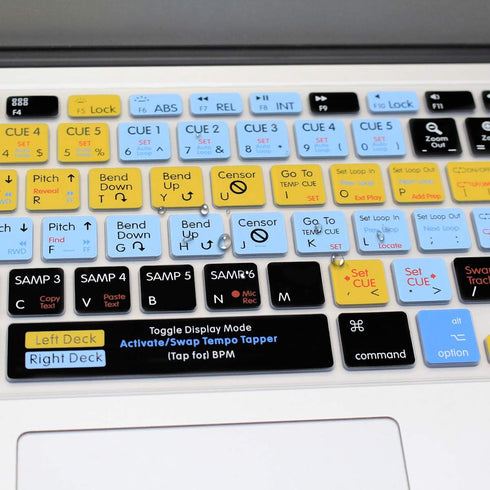 Serato Scratch Live Keyboard Cover, US Layout for Air 13 Inch A1466 A1369 and MacBook Pro 13/15 Inch