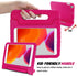 ProCase Kids Case for iPad 9th Generation/iPad 8/iPad 7, Shockproof Lightweight Case with Convertible Handle - Magenta