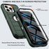 iPhone 12 Pro Max Case with Built-in Screen Protector, Heavy Duty Shockproof Drop Protection Military Grade