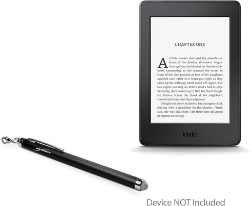 BoxWave EverTouch Stylus Pen Compatible with Kindle Paperwhite (1st Gen 2012) - Jet Black